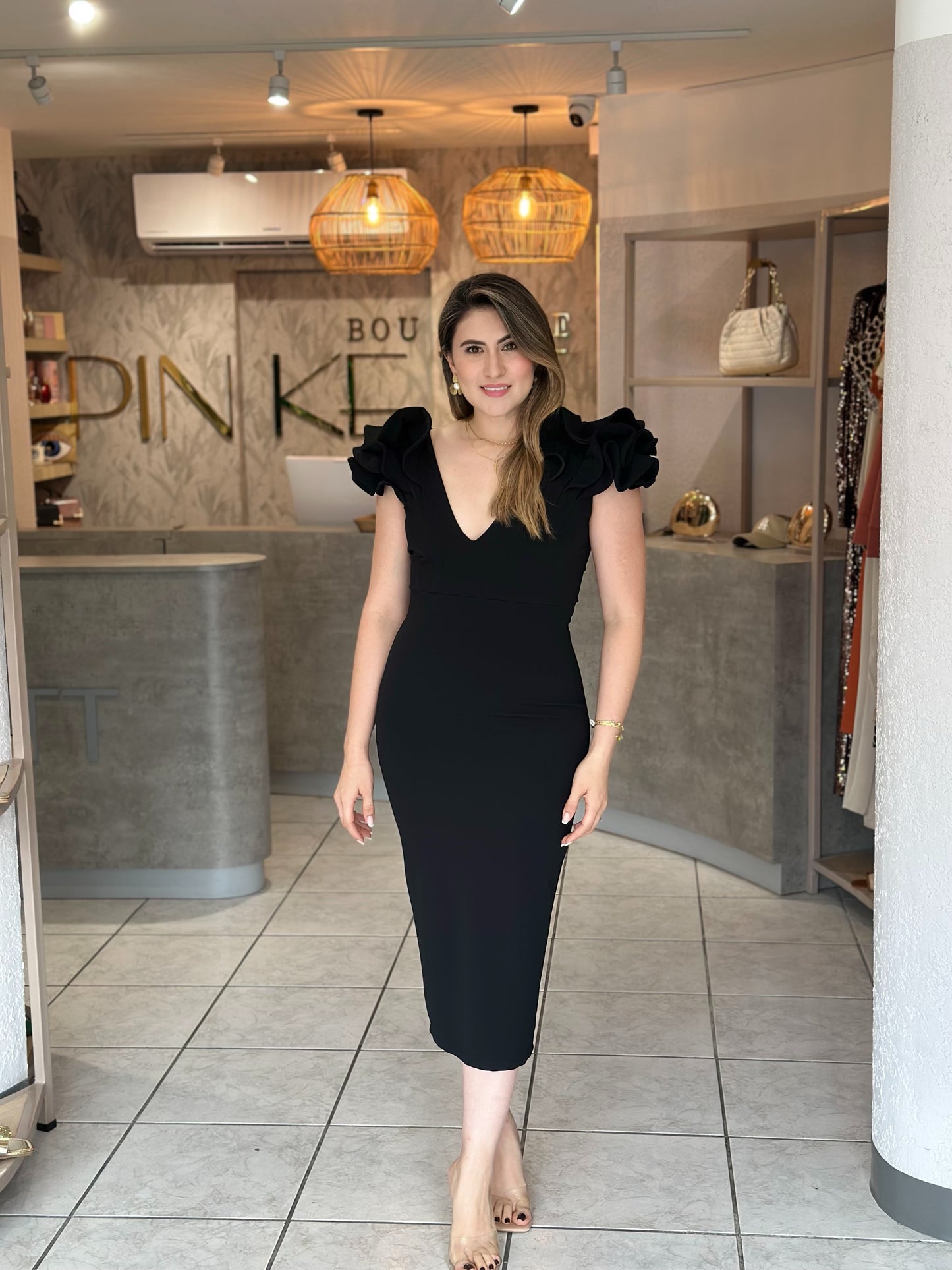 1122c Vestido Negro corto