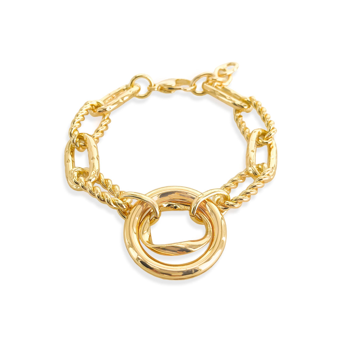 ABR152 Pulsera baño de oro