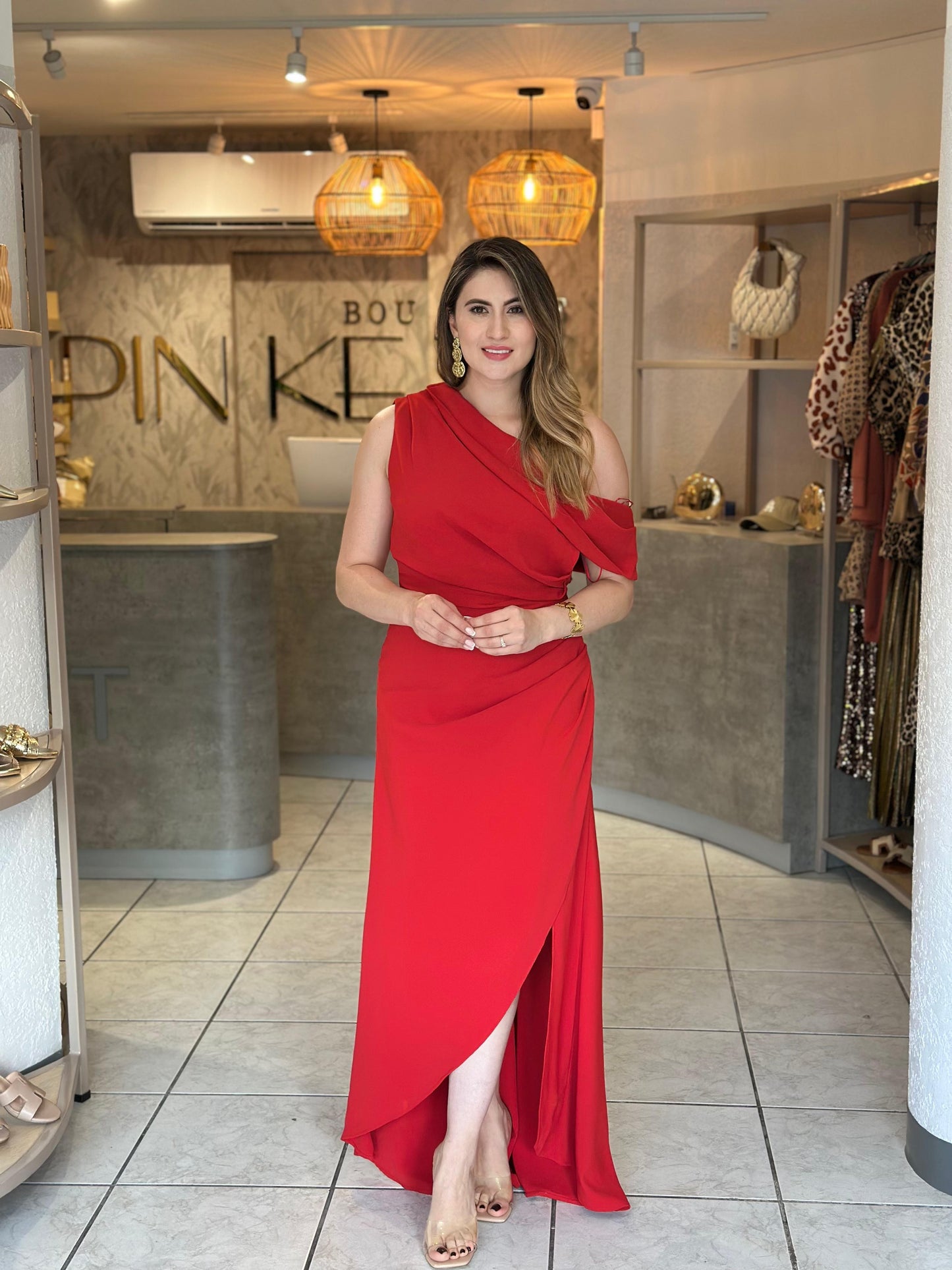 10795 Vestido Rojo