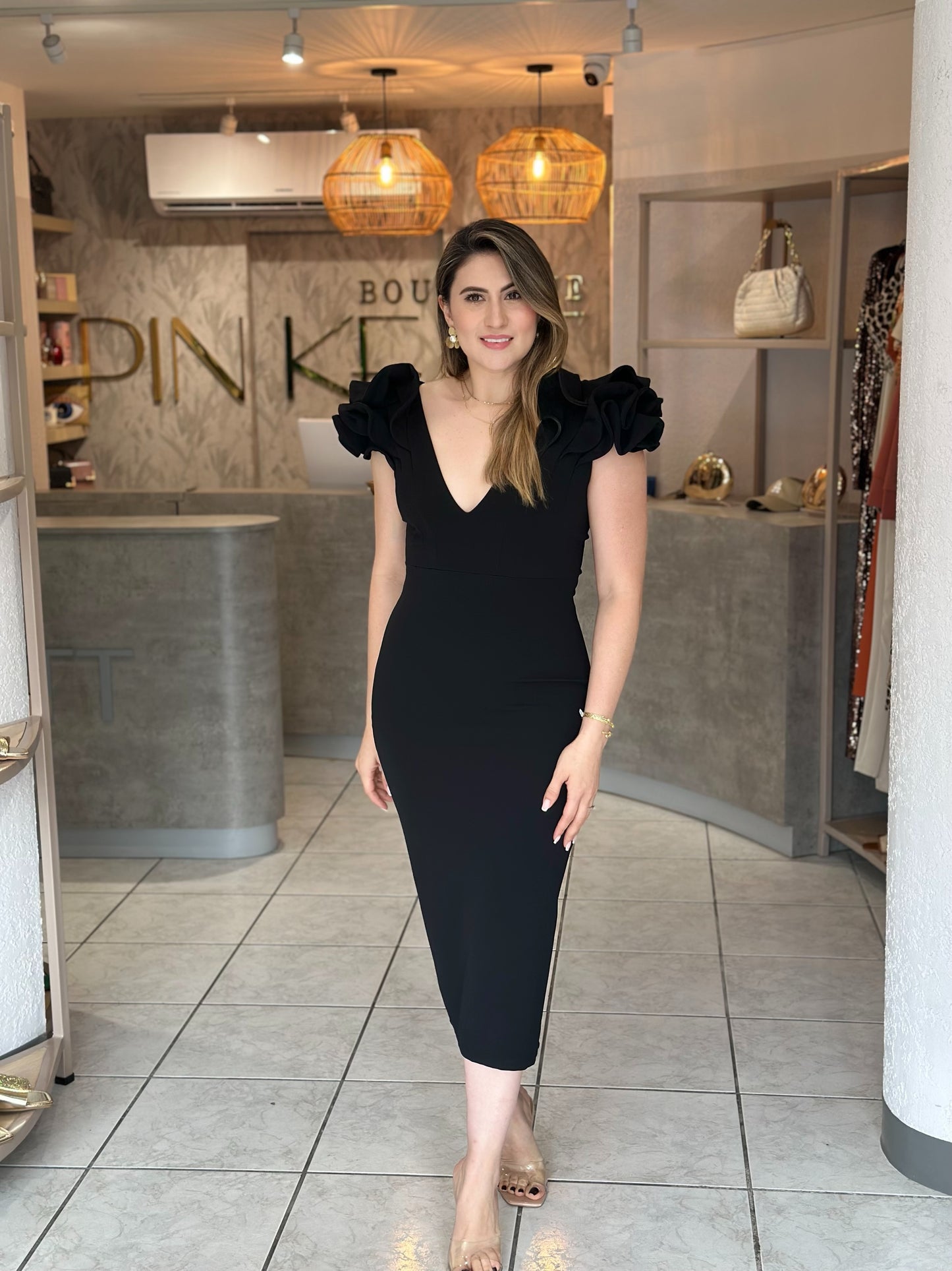 1122c Vestido Negro corto