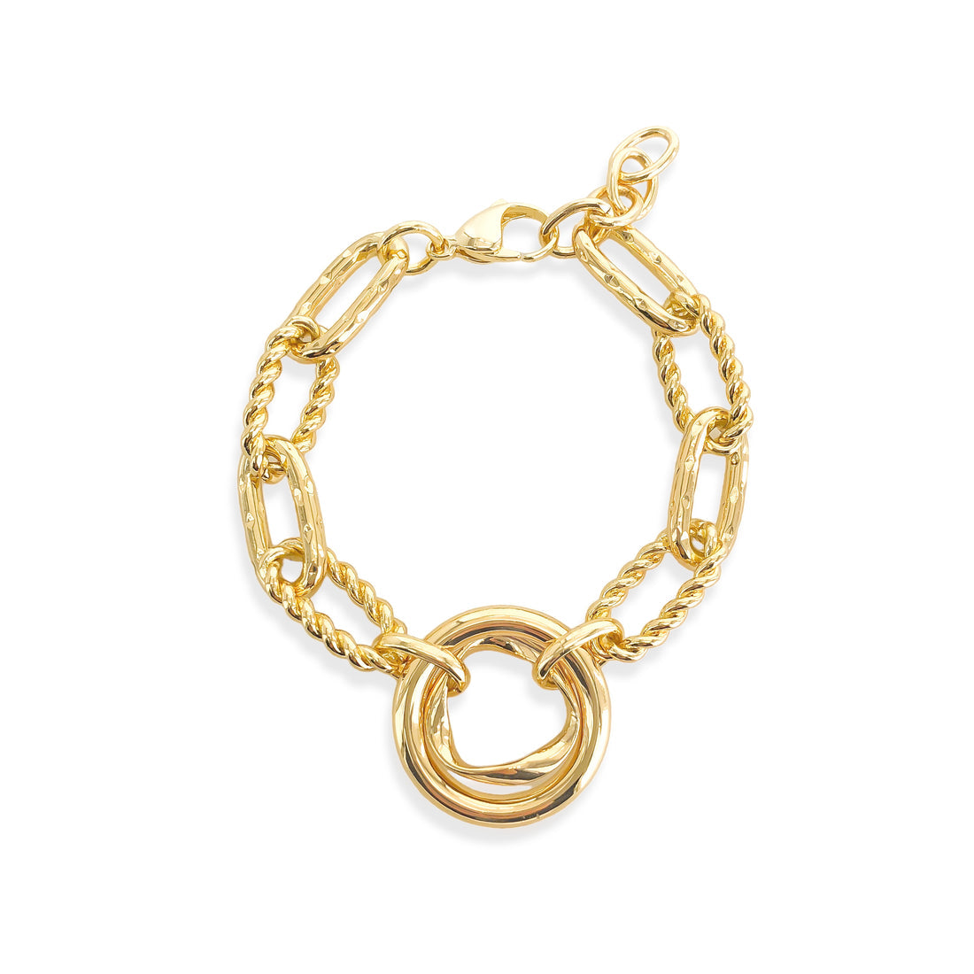 ABR152 Pulsera baño de oro