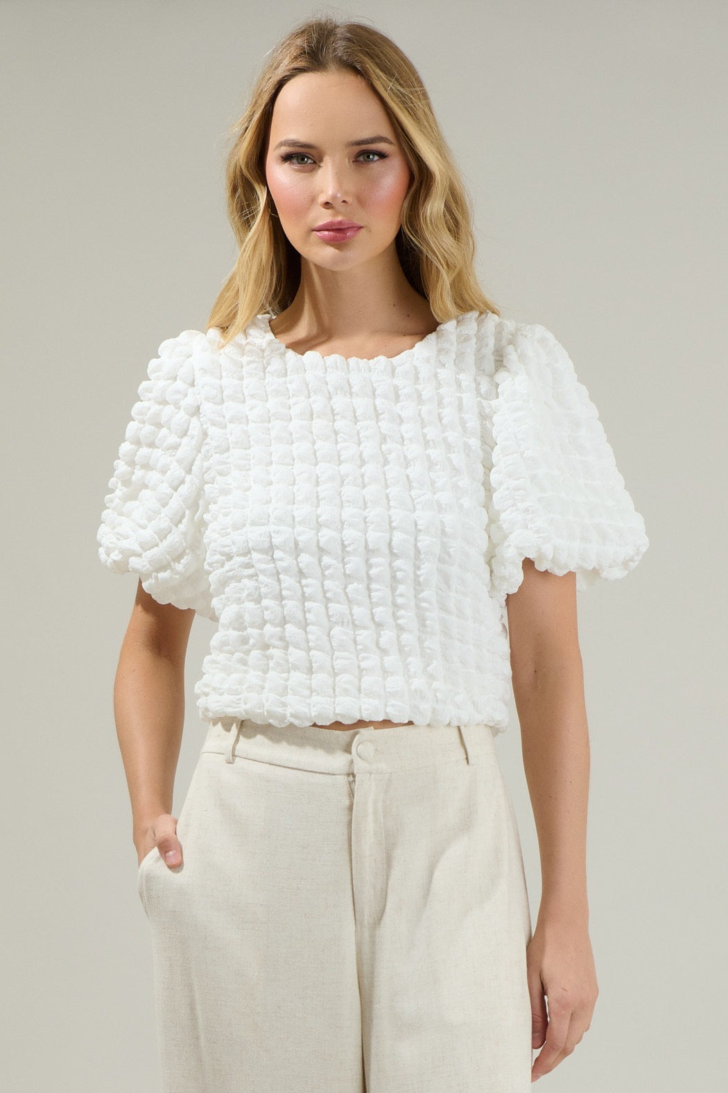 17195c Blusa Blanca