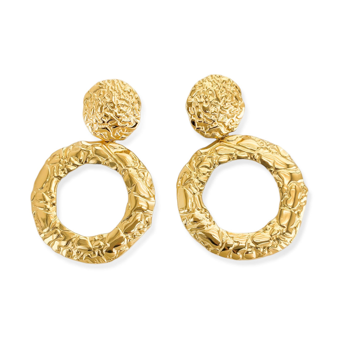 C3E038 Aritos Dorados baño de oro