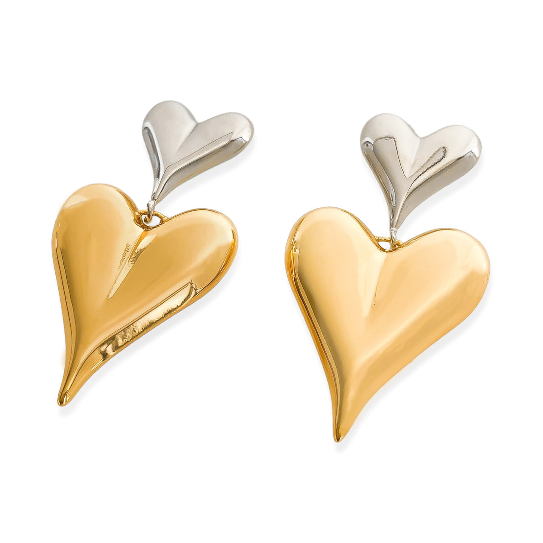 B1E021 Aritos corazones