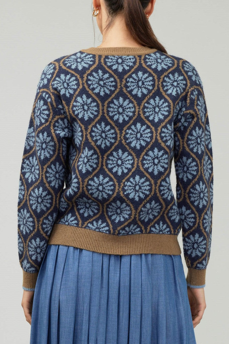 2430255 Sueter Azul café