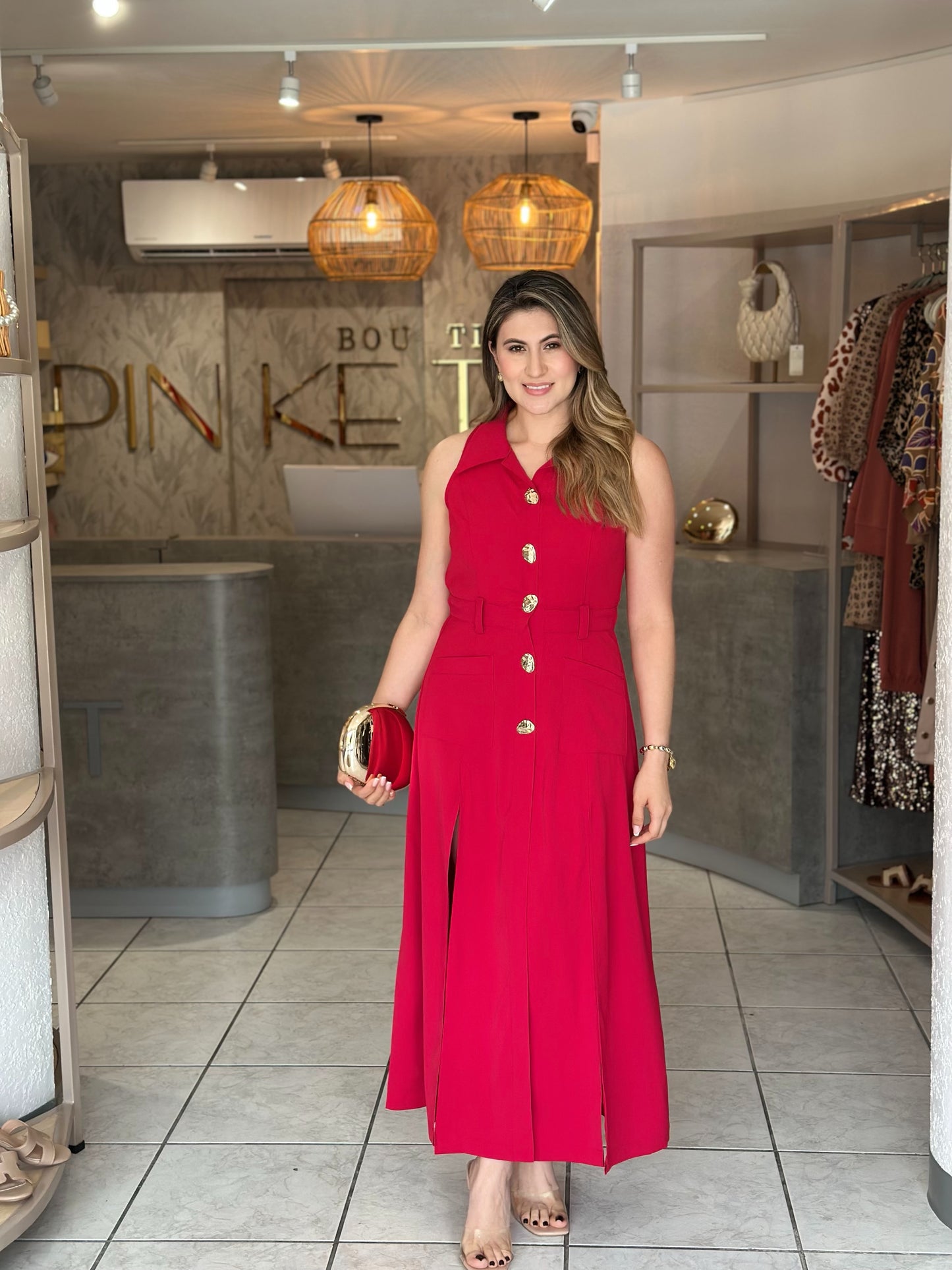 30459 Vestido Rojo