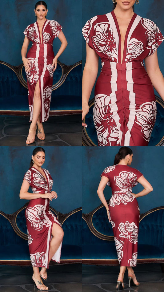 3721c Vestido rojo