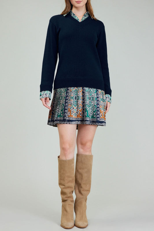 2490158 Vestido Azul verde