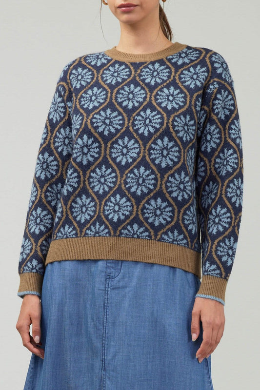 2430255 Sueter Azul café